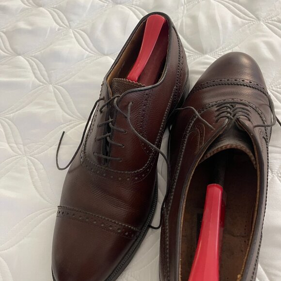 Florsheim Men's Medfield Cap Toe Oxford Cognac Size 11 - Picture 2 of 10